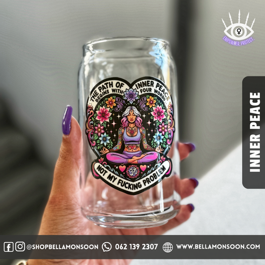 Inner Peace Custom Glass | Bespoke by Bella