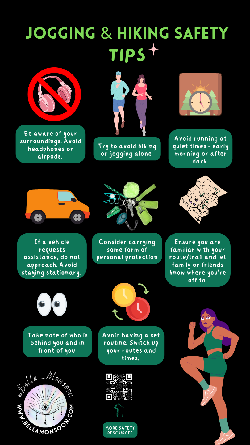 Jogging and Hiking Safety Tips Bella Monsoon Jogging and Hiking Safety Tips Bella Monsoon